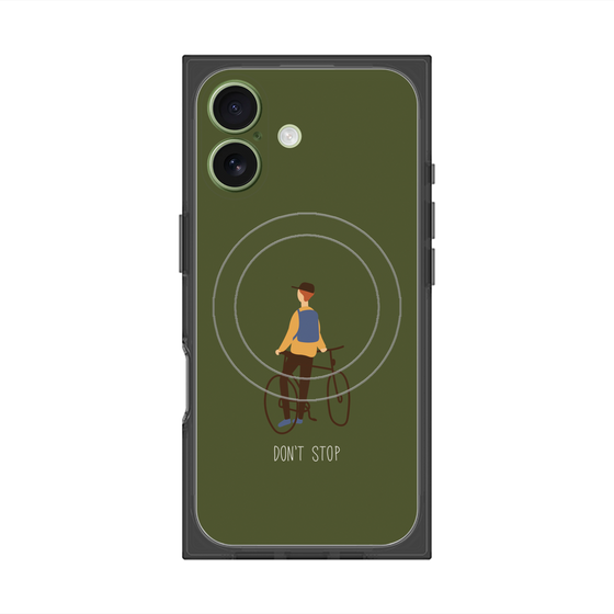 Premium Square Case with MagSafe［ Dont stop - Green ］