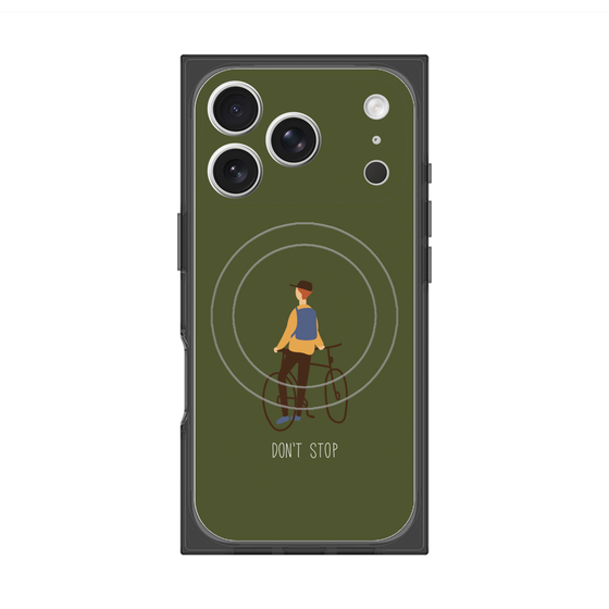 Premium Square Case with MagSafe［ Dont stop - Green ］