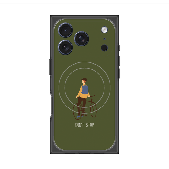 Premium Square Case with MagSafe［ Dont stop - Green ］