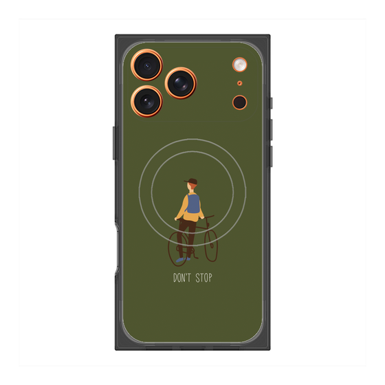 Premium Square Case with MagSafe［ Dont stop - Green ］