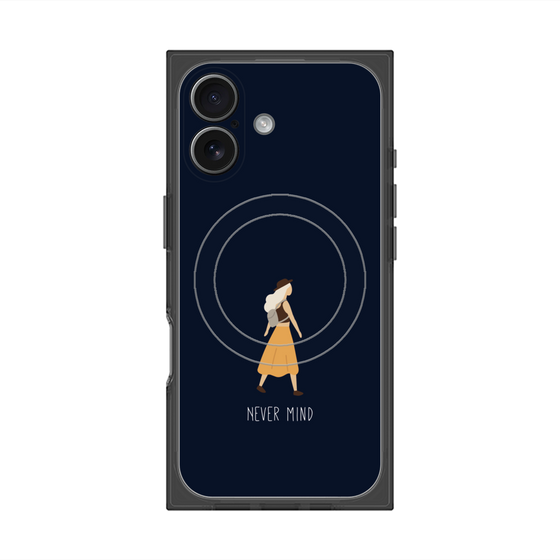 Premium Square Case with MagSafe［ Never Mind - Navy ］