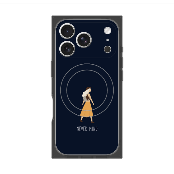 Premium Square Case with MagSafe［ Never Mind - Navy ］