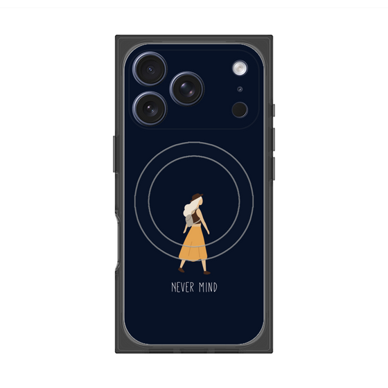 Premium Square Case with MagSafe［ Never Mind - Navy ］