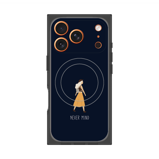 Premium Square Case with MagSafe［ Never Mind - Navy ］