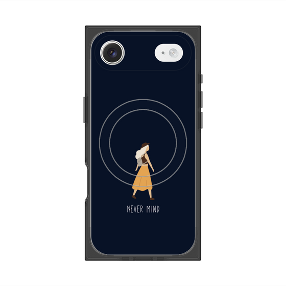 Premium Square Case with MagSafe［ Never Mind - Navy ］