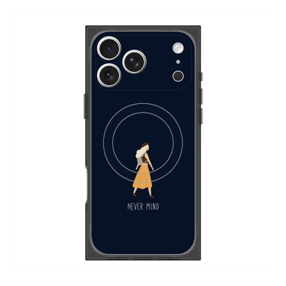 Premium Square Case with MagSafe［ Never Mind - Navy ］