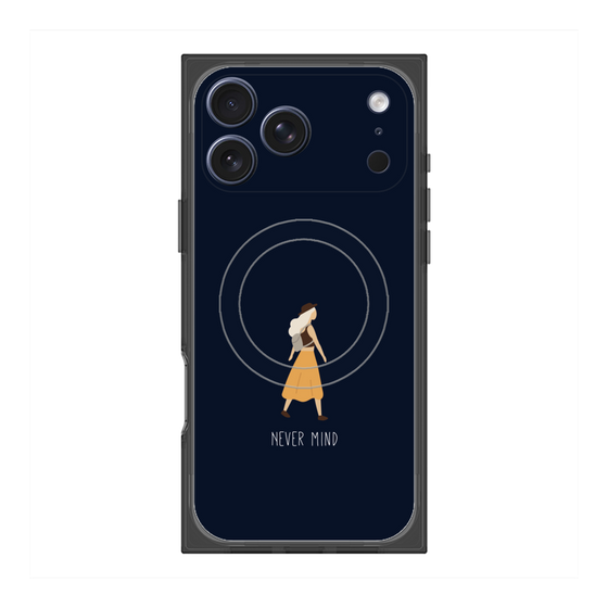 Premium Square Case with MagSafe［ Never Mind - Navy ］