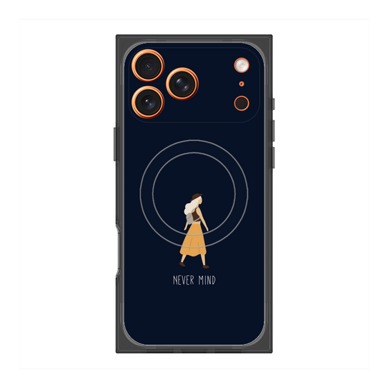 Premium Square Case with MagSafe［ Never Mind - Navy ］