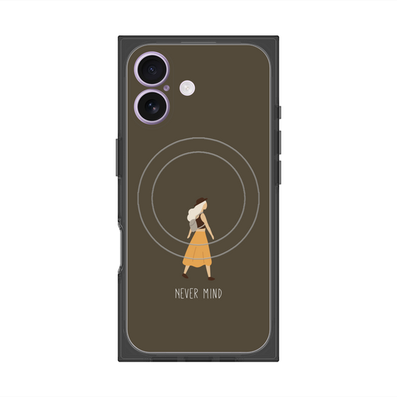 Premium Square Case with MagSafe［ Never Mind - Brown ］