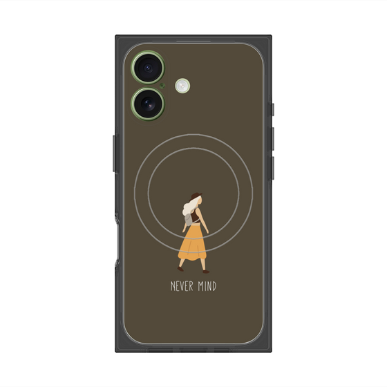 Premium Square Case with MagSafe［ Never Mind - Brown ］