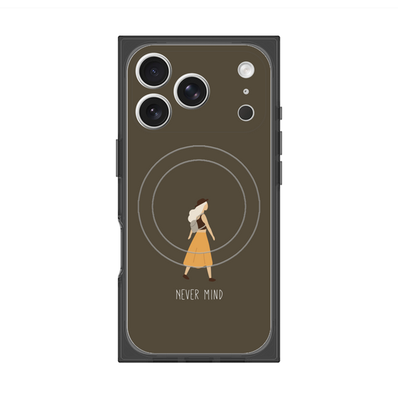 Premium Square Case with MagSafe［ Never Mind - Brown ］