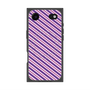 Premium Square Case with MagSafe［ Small Stripe - Purple × Pink ］