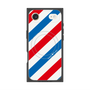 Premium Square Case with MagSafe［ Big Stripe - Red × Blue ］