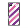 Premium Square Case with MagSafe［ Big Stripe - Purple × Pink ］