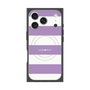 Premium Square Case with MagSafe［ Big Border - Purple ］