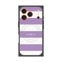 Premium Square Case with MagSafe［ Big Border - Purple ］