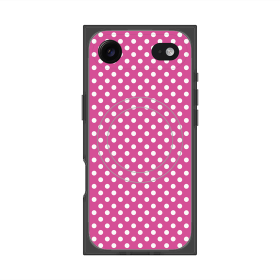 Premium Square Case with MagSafe［ Small Dot - Pink ］