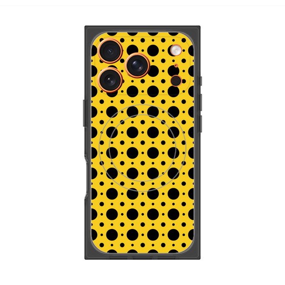 Premium Square Case with MagSafe［ Shower Dot - Yellow ］