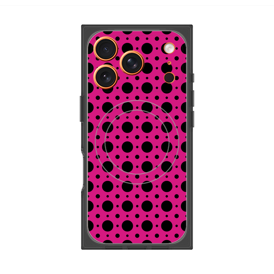 Premium Square Case with MagSafe［ Shower Dot - Pink ］