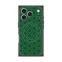 Premium Square Case with MagSafe［ Dot Circle - Green ］