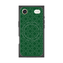 Premium Square Case with MagSafe［ Dot Circle - Green ］