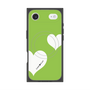 Premium Square Case with MagSafe［ Two Hearts - Green ］