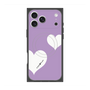 Premium Square Case with MagSafe［ Two Hearts - Purple ］