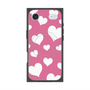 Premium Square Case with MagSafe［ Dot Hearts - Pink ］