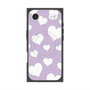 Premium Square Case with MagSafe［ Dot Hearts - Purple ］