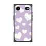 Premium Square Case with MagSafe［ Dot Hearts - Purple ］