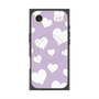 Premium Square Case with MagSafe［ Dot Hearts - Purple ］