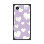 Premium Square Case with MagSafe［ Dot Hearts - Purple ］
