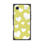 Premium Square Case with MagSafe［ Dot Hearts - Yellow ］