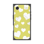 Premium Square Case with MagSafe［ Dot Hearts - Yellow ］