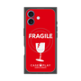 Premium Square Case with MagSafe［ FRAGILE - Red ］