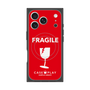 Premium Square Case with MagSafe［ FRAGILE - Red ］