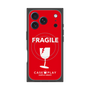 Premium Square Case with MagSafe［ FRAGILE - Red ］