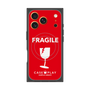 Premium Square Case with MagSafe［ FRAGILE - Red ］