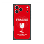 Premium Square Case with MagSafe［ FRAGILE - Red ］