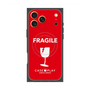 Premium Square Case with MagSafe［ FRAGILE - Red ］