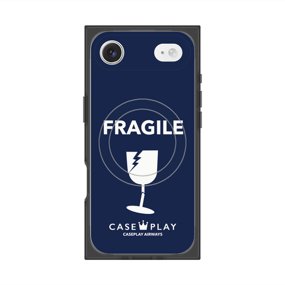 Premium Square Case with MagSafe［ FRAGILE - Navy ］