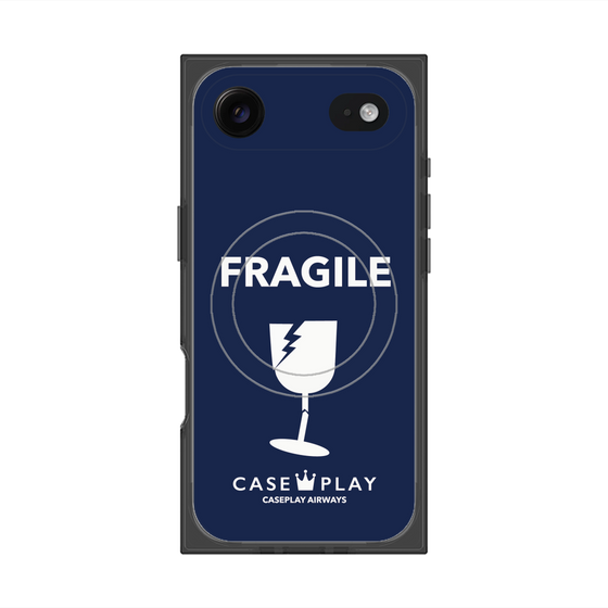 Premium Square Case with MagSafe［ FRAGILE - Navy ］