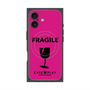 Premium Square Case with MagSafe［ FRAGILE - Pink ］