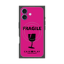 Premium Square Case with MagSafe［ FRAGILE - Pink ］