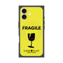 Premium Square Case with MagSafe［ FRAGILE - Yellow ］