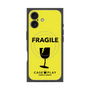 Premium Square Case with MagSafe［ FRAGILE - Yellow ］