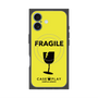 Premium Square Case with MagSafe［ FRAGILE - Yellow ］