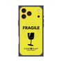 Premium Square Case with MagSafe［ FRAGILE - Yellow ］