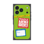 Premium Square Case with MagSafe［ FRAGILE Stickers - Green ］