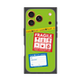 Premium Square Case with MagSafe［ FRAGILE Stickers - Green ］